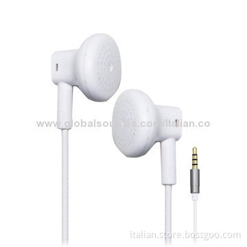 Customized Handsfree Plastic Earphones with MicrophoneNew